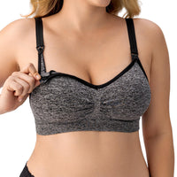 1 x RAW Customer Returns HBselect 3 pieces maternity nursing bra, seamless nursing bra with additional bra extensions, breastfeeding and sleep without underwire for women - RRP €26.77