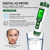 1 x RAW Customer Returns Homcoice PH Meter 4 in 1 pH H2 ORP Temperature Tester Multifunctional 0.01 High Precision IP67 Waterproof Digital Water Quality Tester with ATC Function - RRP €42.16