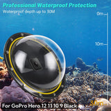 1 x RAW Customer Returns Sjpzwcrl Dome Port for GoPro Hero 12 Hero 11 Hero 10 Hero 9 Black, Underwater Waterproof Dive Housing Cover Case with Hand Floating Grip for GoPro Hero 11 Hero 10 Hero 9 Action Camera - RRP €59.99