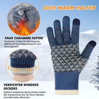 45 x Brand New pairs of winter gloves, touchscreen gloves, wool gloves, knitted finger gloves, sports, warm and windproof winter gloves for skiing, cycling and texting, suitable for men and women L  - RRP €580.05