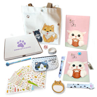 1 x RAW Customer Returns N NEW IDEAS Girl s secret diary with code - Girl s stationery set - Cute kitten - Pretty stationery - Kawaii stationery - Girl s secret diary - Girl s gift - Many accessories PINK  - RRP €26.45