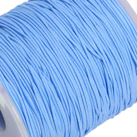 1 x Brand New sourcing map Elastic Cord Stretchy String 0.8mm 109 Yards Light Blue for Craft Jewelry Making Bracelets Necklace Beading - RRP €11.9