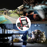 1 x RAW Customer Returns LED construction spotlight 30W spotlight, HYCHIKA portable work light 3000LM 6500K cold white, IP65 waterproof outdoor floodlight for garage, construction site, emergency lighting, replaces 100W 2 Energy Class F  - RRP €36.05