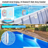 1 x RAW Customer Returns LyLmLe Pool Lighting LED 40W Double Light with 6.5m Cable for Each Light, APP Control 12V Underwater Spotlight with Timer, DIY Multiple Colors, IP68 Waterproof for Above Ground Pool Built-in Pool - RRP €129.99