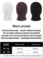 19 x Brand New 3 Pairs Warm Fleece Winter Mittens for Baby Toddlers White, Coffee, Black, 6-18 months  - RRP €265.81