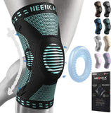 1 x RAW Customer Returns NEENCA Knee Support, Compressed Knee Brace with Patella Gel Pads Spring Side Stabilizers, Medical Knee Protector for Running - RRP €30.35