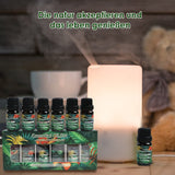 12 x Brand New Essential Oils Set 6x10ml, Natural Aromatic Diffuser Aromatherapy, Used For Diffuser, Massage, Christmas Gifts Lavender, Eucalyptus, Lemon, Sweet Orange, Tea Tree, Mint  - RRP €145.2