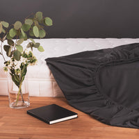 1 x RAW Customer Returns Blumtal Premium Topper fitted sheet 120x200cm jersey - OEKO-TEX certified bed sheet 120x200cm 100 cotton - fitted sheet 120x200 for toppers up to 10cm - fitted sheet for toppers - anthracite - RRP €18.14