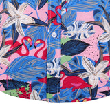 1 x RAW Customer Returns Loveternal Men s Funky Hawaiian Shirt Men Short Sleeve Front Pocket Holiday Summer Aloha Printed Beach Casual Hawaii Shirt Men Floral Pattern XL - RRP €22.27