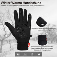 1 x RAW Customer Returns Cevapro Cycling Gloves Warm Winter Gloves Waterproof Touchscreen Gloves Windproof Running Gloves Non-Slip Black XL - RRP €18.99