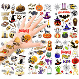 2 x Brand New HOWAF Glitter Halloween Temporary Tattoos for Kids, Glitter Halloween Tattoos Set, 120 Fake Tattoos Stickers Toys Gadgets Tattoo for Kids Halloween Waterproof Temporary Tattoos - RRP €14.74