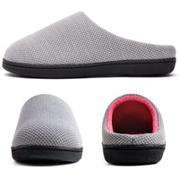 1 x Brand New RockDove Two-Tone Women s Slipper in Memory Foam, 38 39 EU, Dark Gray and Blue - RRP €20.71