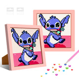 3 x Brand New NAIMOER Stitch Diamond Painting Kits for Kids with Frame, Framed Diamond Painting for Kids 6-12, 5D Diamond Art Cartoon Stitch Kids Mosaic, DIY Diamond Painting for Home Decor 8x8inch - RRP €57.6