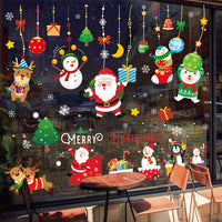 1 x RAW Customer Returns Christmas Window Decoration Self Adhesive Large Size Christmas Decoration for Kids Room A  - RRP €22.8