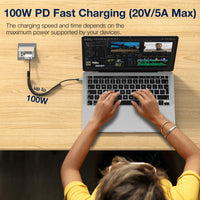 1 x RAW Customer Returns UseBean spiral cable USB C to USB C 1M, coiled USB C 3.2 Gen2x2 20Gbps spring spiral cable data cable, PD fast charging cable 4K video type C charging cable for iPhone 15, MacBook Pro, Galaxy S24 S23, iPad - RRP €22.99