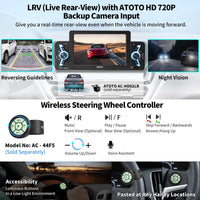 1 x RAW Customer Returns ATOTO F7WE 5 inch 1 Din Car Radio, Wireless CarPlay and Wireless Android Auto, MirrorLink, Bluetooth 5.3 Radio and Touchscreen, RDS FM AM, Voice Control, Live Rear View, F7G1A5WE - RRP €172.99