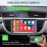 1 x RAW Customer Returns  Upgrade Wireless Car Radio 2 Din with Carplay,Android Auto,Bluetooth Hands-Free,Voice Control,Mirror Link,Media Receiver,HD Touchscreen 7 Inches,Reversing Camera,A FM USB Type-C,GPS,SWC,Car Radio - RRP €92.89