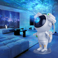 1 x RAW Customer Returns JKUSS Astronaut Starry Sky Projector, LED Galaxy Projector with Remote Control 16 Modes Galaxy Light Projector for Children Adults Bedroom Room Decoration, Gifts for Children Adults - RRP €17.99