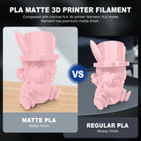 1 x RAW Customer Returns JAYO Matte PLA Filament 1.75mm, 3D Printer Filament PLA Matte 1.1KG, Neatly Wound Filament, Dimensional Accuracy - 0.03 mm, 1.1 KG Spool 2.42 LBS , 363 Meters, PLA Matte Black - RRP €21.99