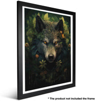 1 x Brand New Ginfonr DIY Diamond Painting Accessories Wolfs Grass Set Full, 5D Diamond Painting Animals Pictures Kit Crystal Rhinestone Embroidery Decoration For Home Wall D cor 30x40cm - RRP €20.4