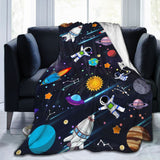 3 x Brand New Soft Warm Blanket, Space Children s Blanket, Flannel Space Astronaut Blanket for Toddler Birthday Gift Sofa Sofa Decoration 130 x 150cm... - RRP €61.2