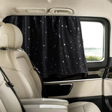 1 x RAW Customer Returns ZATOOTO Sun Protection Car Curtain - Car Privacy Window Magnetic for Baby, Children, Curtains Side Window for UV Protection, Blackout, 100 50cm, Black, Large, 2 Pieces - RRP €19.98