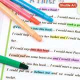 1 x RAW Customer Returns Shuttle Art 10 colorful Bible markers Gel Highlighters Gel highlighter set with fine tip, pastel colors suitable for marking and highlighting on notes and thin paper - RRP €10.07