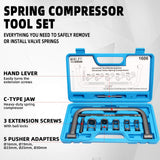 1 x RAW Customer Returns CCLIFE 10pcs Universal Valve Spring Compressor Valve Spring Compressor Set Valve Assembly Compressor Kit Tool - RRP €26.22