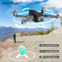 1 x RAW Customer Returns GPS Drone with Camera for Adults 4K SONY IMX Camera,Brushless AIdrone with Auto Return Home,Under 250g,Drones for Adults 5GHz Wifi FPV Video drone for Beginner,RC Quadcopter with Smart APP,Follow Me - RRP €107.89