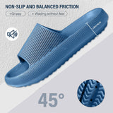 1 x Brand New KLKIT Cloudyzz Bathroom Slippers Cloud Slippers Rubber House Slippers Non-slip Slippers Summer Garden Flip Flops Flip Flops Blue, numeric 44  - RRP €18.19