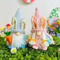 1 x RAW Customer Returns ACAREY 2 pieces spring decoration gnome plush spring decoration gnome with tassel decoration, pink gnome spring decoration gnome dolls for spring, table decoration, gifts for 10-12 year old girls - RRP €12.99