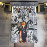 1 x Brand New SK-PBB Bed Linen 3D Anime Duvet Cover Set 100 Polyester Fiber Bedding Set Microfibre Duvet Cover with Zip, Gifts for Children Haikyuu6.200 x 200 cm 80 x 80  - RRP €20.4