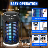 1 x RAW Customer Returns Lukasa Electric Insect Killer, 4200V Mosquito Lamp With LED Light, Waterproof Fly Trap Electric Mosquito Killer, Anti Mosquito Lamp for Indoor Outdoor Bedroom House Patio Backyard - RRP €35.99