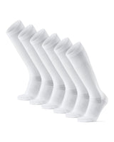 1 x RAW Customer Returns DANISH ENDURANCE Ecological Graduated Compression Stockings Made of Organic Cotton 3 Pairs Multi White, EU 43-47  - RRP €50.95