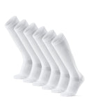 1 x RAW Customer Returns DANISH ENDURANCE Ecological Graduated Compression Socks Made of Organic Cotton 3 Pairs Multi White, EU 43-47  - RRP €40.94