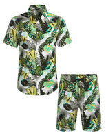 1 x RAW Customer Returns COOFANDY Men s Funky Flower Hawaiian Shirt Beach Holiday Floral Pattern Outfit, White, S - RRP €40.33