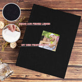 1 x RAW Customer Returns Benjia photo album slip-in album A4 portrait format 100 pages covers, linen cover photo album for inserting 100 A4 photos black - RRP €17.57