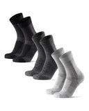 1 x RAW Customer Returns DANISH ENDURANCE Lightweight Merino Hiking Socks 3 Pairs Multicoloured 1x Light Grey, 1x Dark Grey, 1x Black 39-42 - RRP €36.95