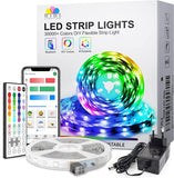 1 x RAW Customer Returns SIBI RGB LED strip 10 m, LED strip with remote control and app music sync, dimmable color changing self-adhesive LED strip light for room, kitchen, party decoration - RRP €18.14