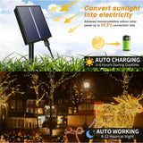 1 x RAW Customer Returns Amzxart Solar fairy lights outside, 600 LED 62M fairy lights outdoor solar, 8 modes Christmas decoration outside, IP65 waterproof LED fairy lights outside for balconies, houses, Christmas trees, parties warm white . - RRP €39.99