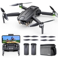 1 x RAW Customer Returns Ruko F11MINI drone with 4K camera, drone under 250g, 2 batteries, 60 min flight time for beginners and adults, 5GHz WiFi, 2.7K 25fps FPV video, foldable, GPS automatic return, follow me, waypoints - RRP €141.17