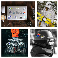 3 x Brand New Vsco stickers ski ski snowboard snow snow helmet stickers snowboard super sticker ski helmets ski goggles laptop stickers - RRP €25.14