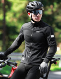 1 x RAW Customer Returns INBIKE Winter Cycling Jacket Thermal Jacket Warm Windproof Jacket for Hiking MTB Bike Running Outdoor Sports and Daily Life for Men and Women,L - RRP €49.99