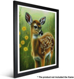 1 x Brand New Ginfonr 5D Diamond Painting Moose Grass Full Kit, Animal Diamond Painting by Number Kits Full Drill Painting with Diamonds Arts Wall Decor 30 40cm - RRP €22.8