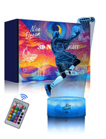 1 x Brand New Nice Dream Basketball Night Light for Kids, 3D Illusion Lamp Children s Room LED Light, Remote Control 16 Color Change Dimmable, Christmas Gifts for Girl Boy Living Room Bedroom Decor - RRP €19.4