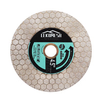 1 x RAW Customer Returns Diamond tile disc 115MM - Double-sided diamond cutting disc LEKOMESH for cutting grinding porcelain ceramic tiles marble granite artificial stone, angle grinder blade with hexagon - RRP €23.69