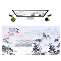 1 x RAW Customer Returns LL-COEUR Large Gaming Laptop Mouse Pad PC Keyboard Mouse Mat XXL Desk Pad Office Desk Pad Desk Pad Ink Painting Landscape Painting Landscape 2, 1200 x 600 x 3 mm  - RRP €60.11