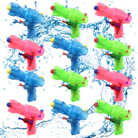 3 x Brand New TOPJOWGA Water Gun Children Squirt Gun Water Set, 8 Pieces Small Water Gun, Mini Water Guns Beach Water Gun Water Gun, Water Blaster Squirt Guns for Summer Parties - RRP €38.55