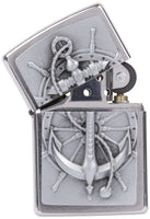 1 x RAW Customer Returns Zippo Nautic Emblem - RRP €47.12