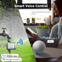 1 x RAW Customer Returns WiFi Irrigation Controller, johgee automatic Irrigation Timer, Intelligent Irrigation Programmer with APP control and connected weather, programmable irrigation timer and remote irrigation - RRP €39.34